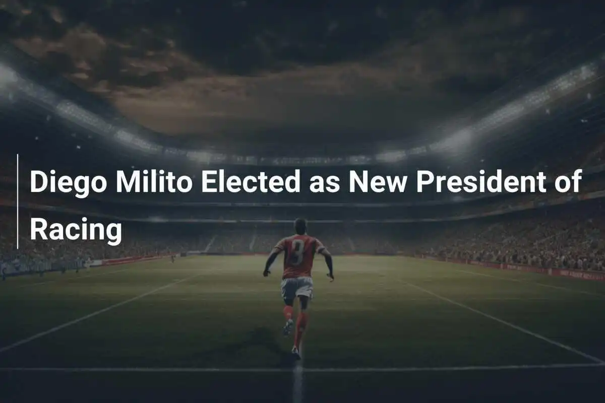 Diego Milito ถูกเลือกเป็นประธานคนใหม่ของ Racing
