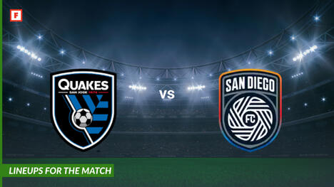 San Jose Earthquakes vs San Diego FC: lineups for the match