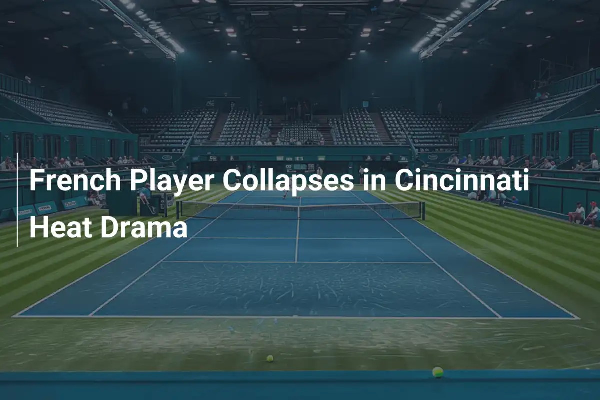 Französischer Spieler bricht in Cincinnati-Heat-Drama zusammen