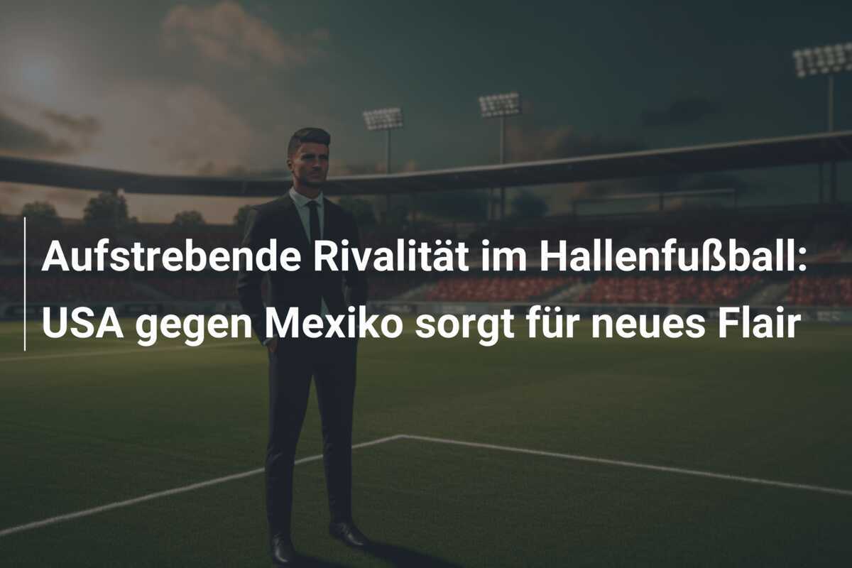 Aufstrebende Rivalität im Hallenfußball: USA gegen Mexiko sorgt für neues Flair