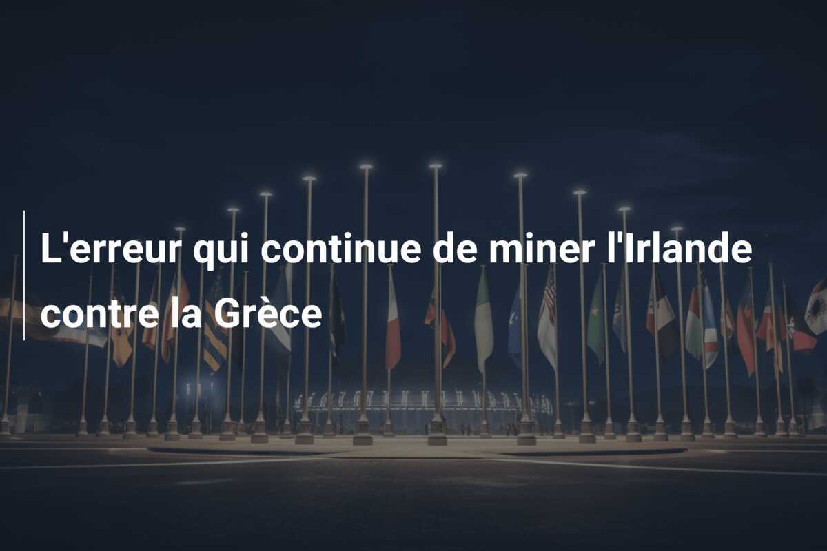 L'erreur qui continue de miner l'Irlande contre la Grèce