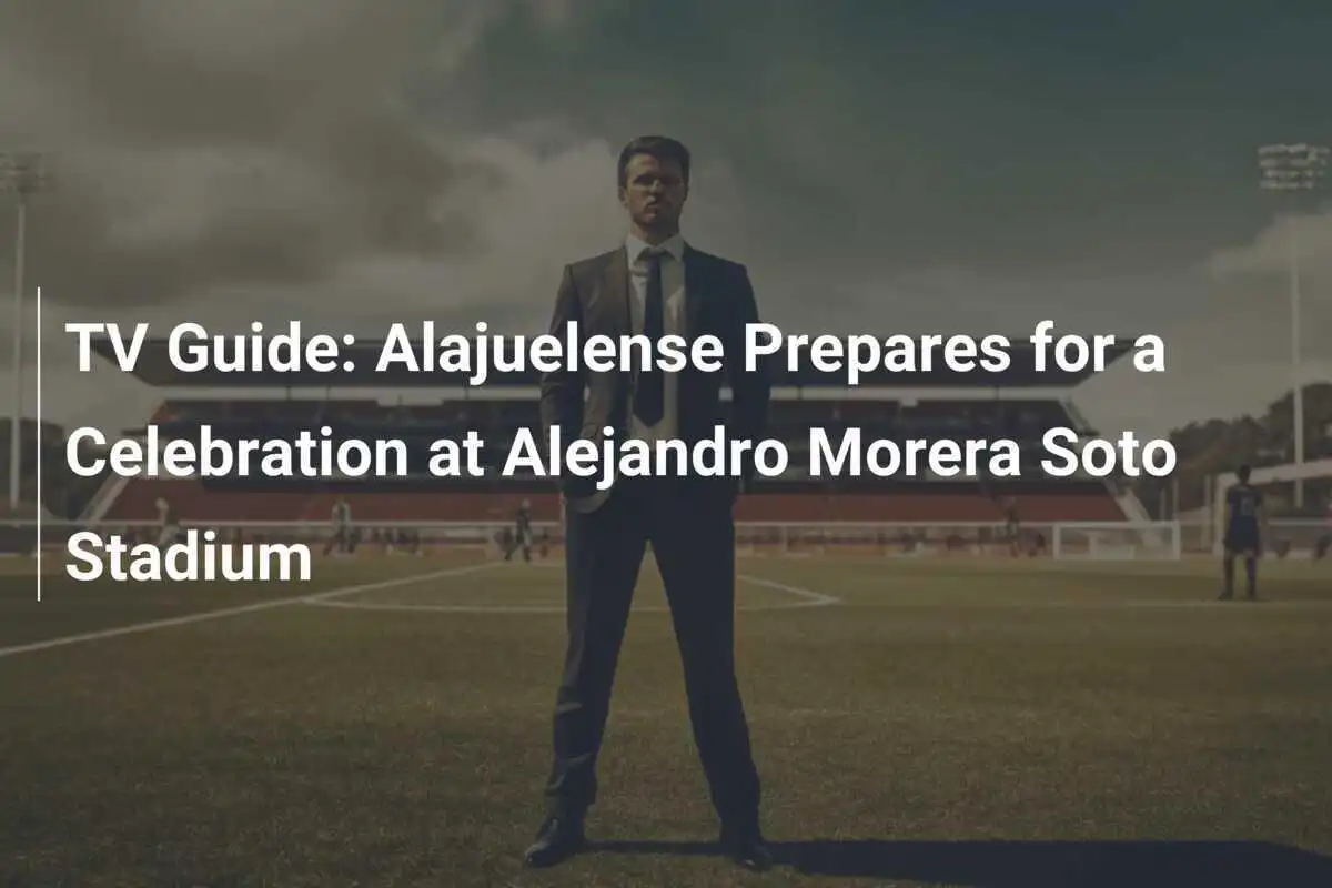 TV-Übersicht: Alajuelense bereitet sich auf ein Fest im Stadion Alejandro Morera Soto vor