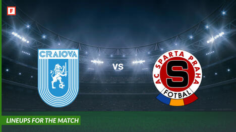 U Craiova 1948 ปะทะ AC Sparta Prague: รายชื่อผู้เล่นสำหรับการแข่งขัน