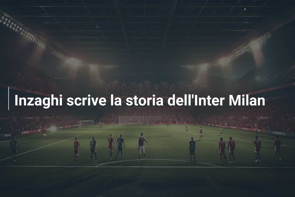 Inzaghi scrive la storia dell’Inter Milan