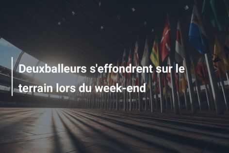 Deuxballeurs s’effondrent sur le terrain lors du week-end