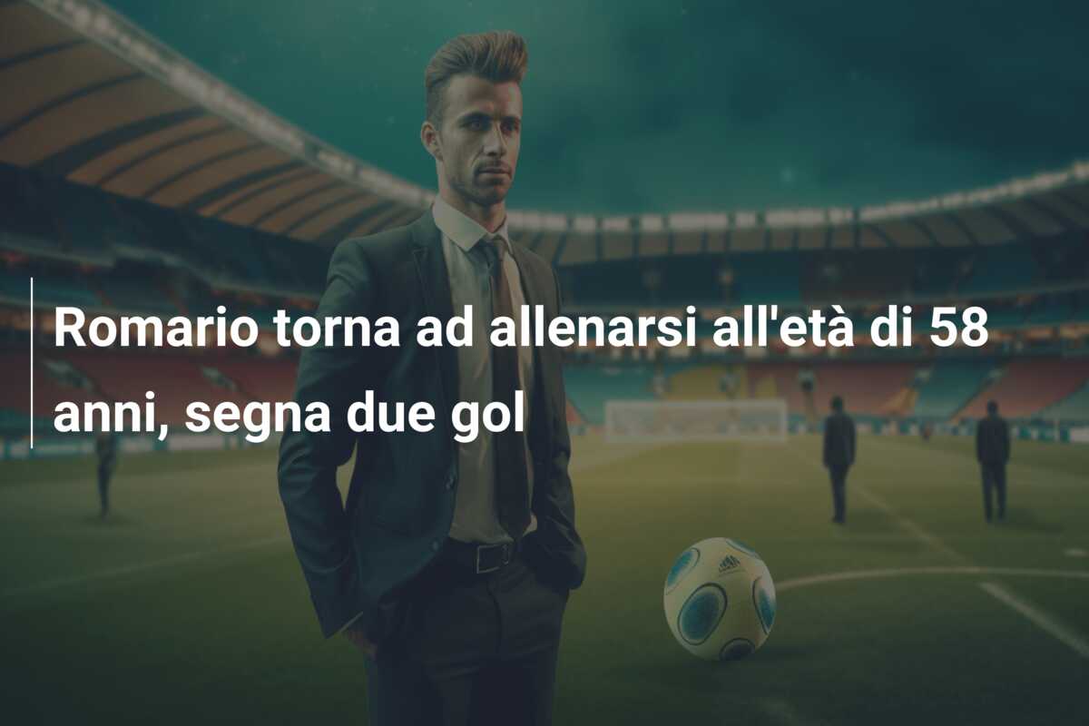 Romario torna ad allenarsi all’età di 58 anni, segna due gol