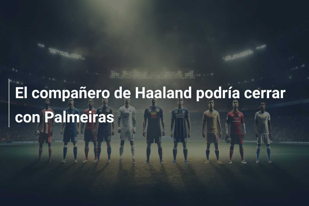 El compañero de Haaland podría cerrar con Palmeiras