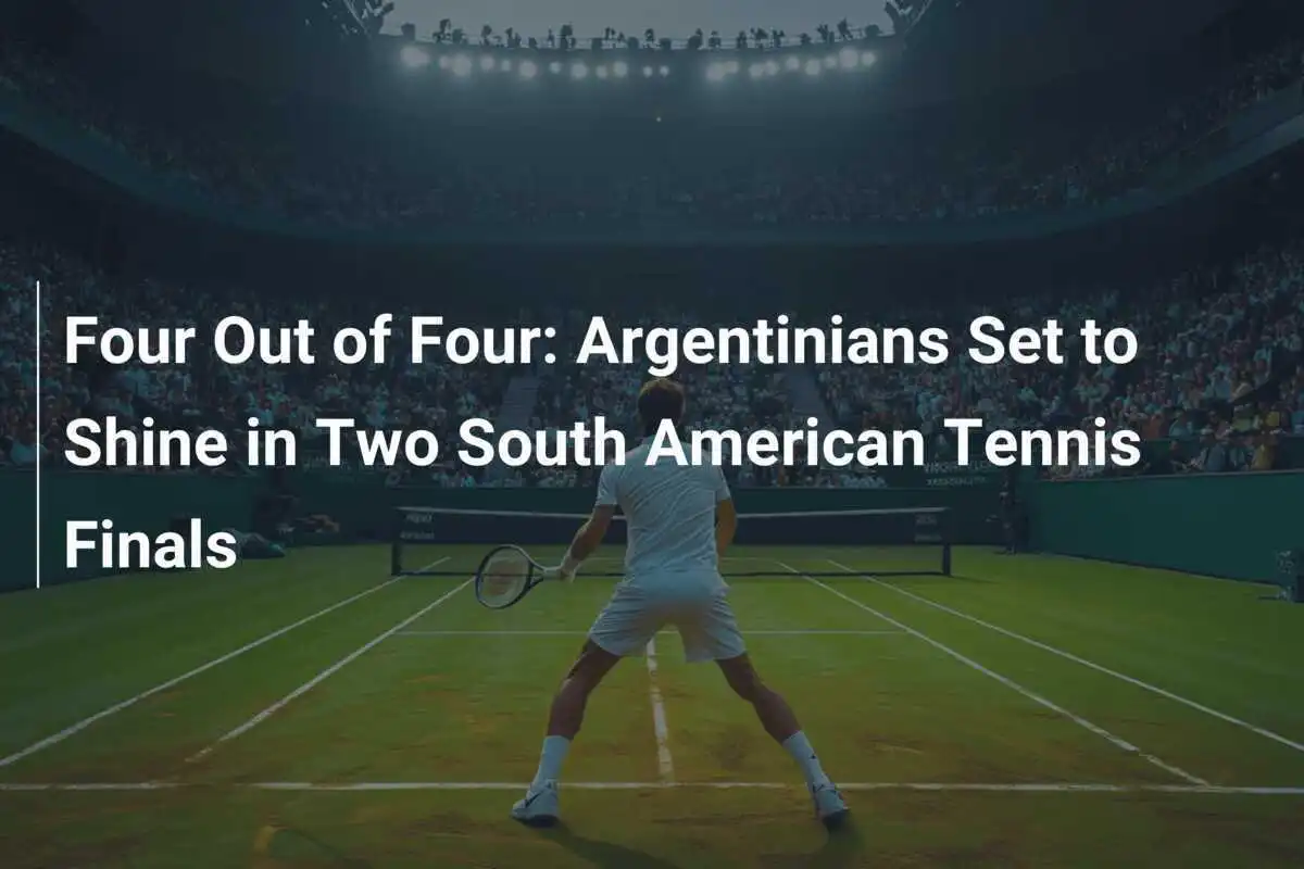 Vier von Vier: Argentinier setzen sich in zwei südamerikanischen Tennis-Finals in Szene