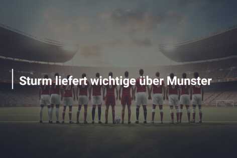 Sturm liefert wichtige über Munster