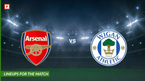 Arsenal ปะทะ วิแกน แอธเลติก: รายชื่อผู้เล่นสำหรับการแข่งขัน