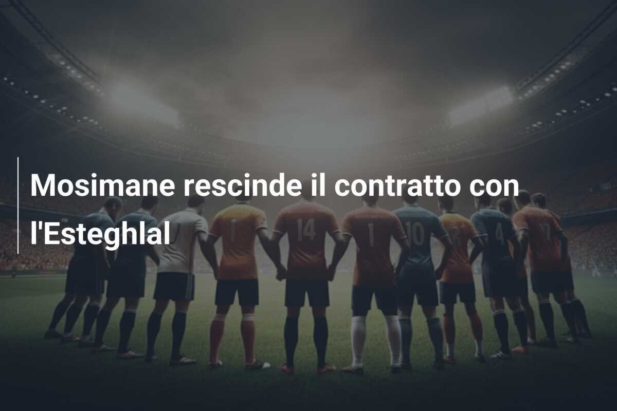 Mosimane rescinde il contratto con l'Esteghlal
