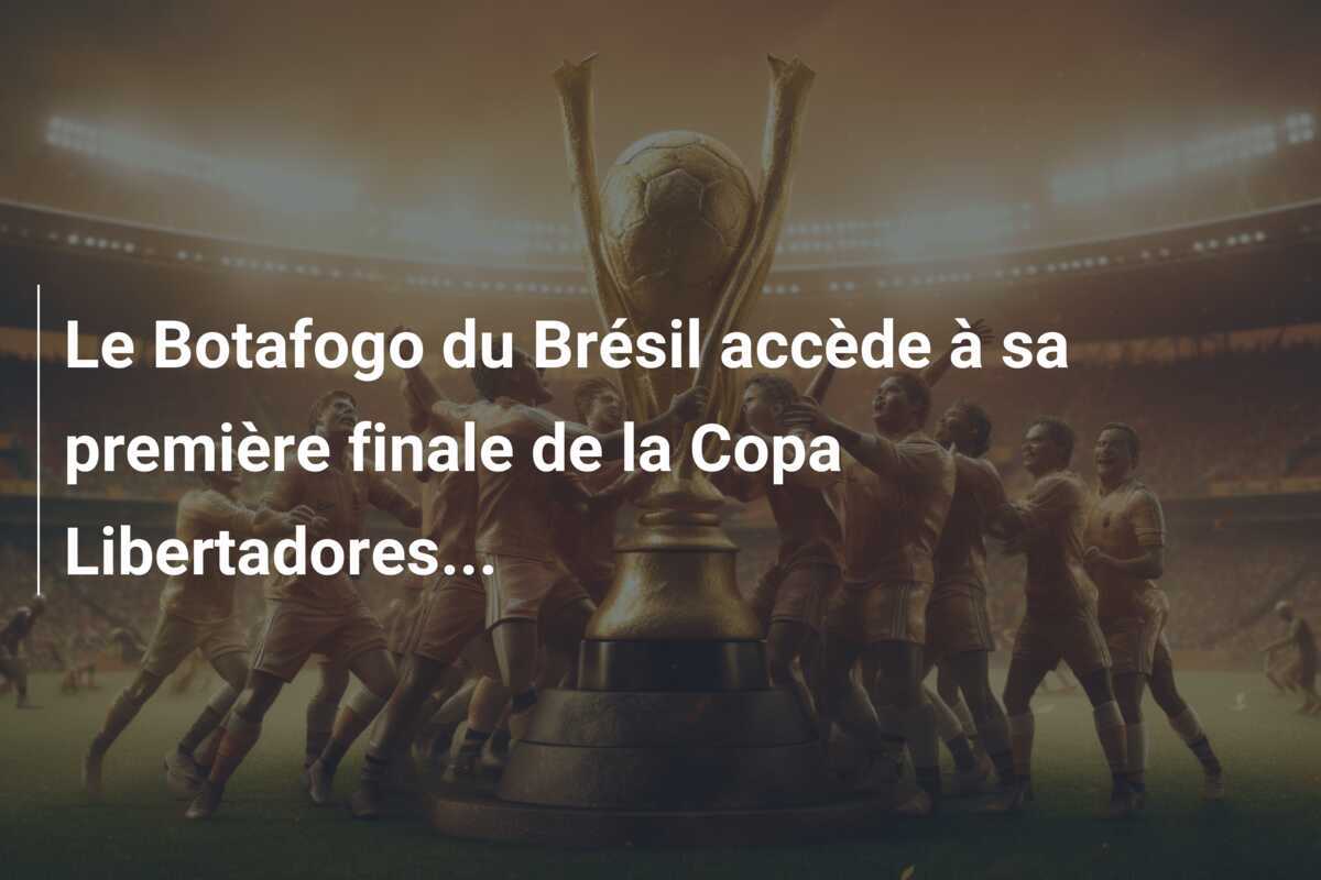Le Botafogo du Brésil accède à sa première finale de la Copa Libertadores...