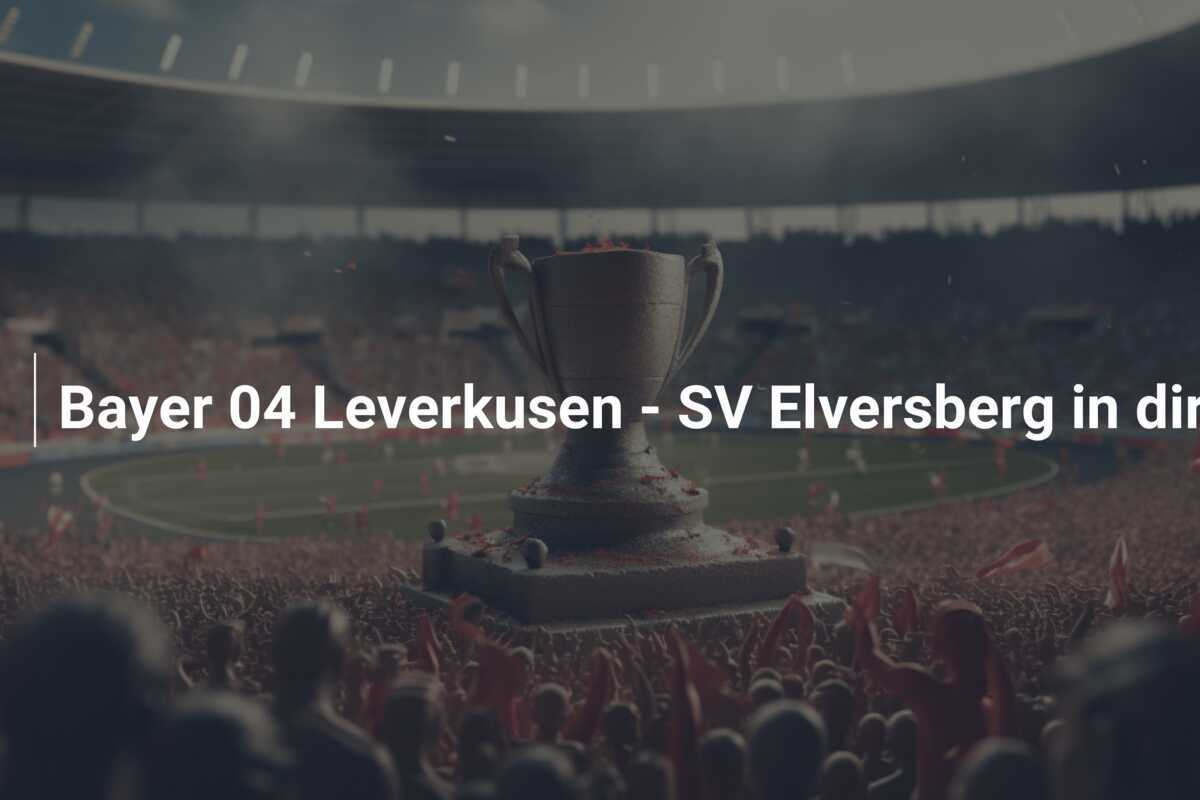 Bayer 04 Leverkusen - SV Elversberg in diretta TV e streaming: trasmissione del DFB-Pokal 24/25