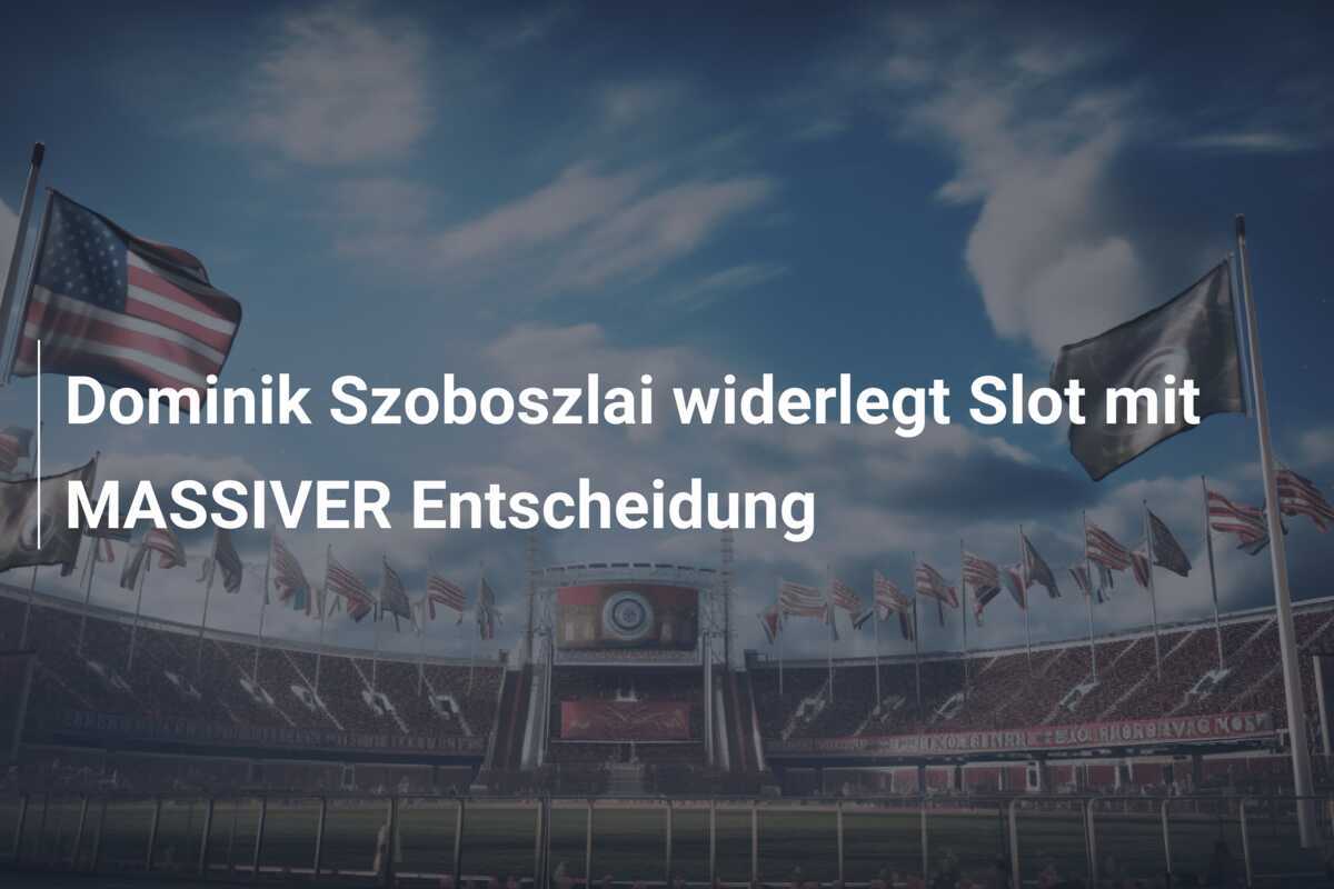 Dominik Szoboszlai widerlegt Slot mit MASSIVER Entscheidung