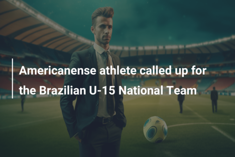 Americanense athlete called up for the Brazilian U-15 National Team