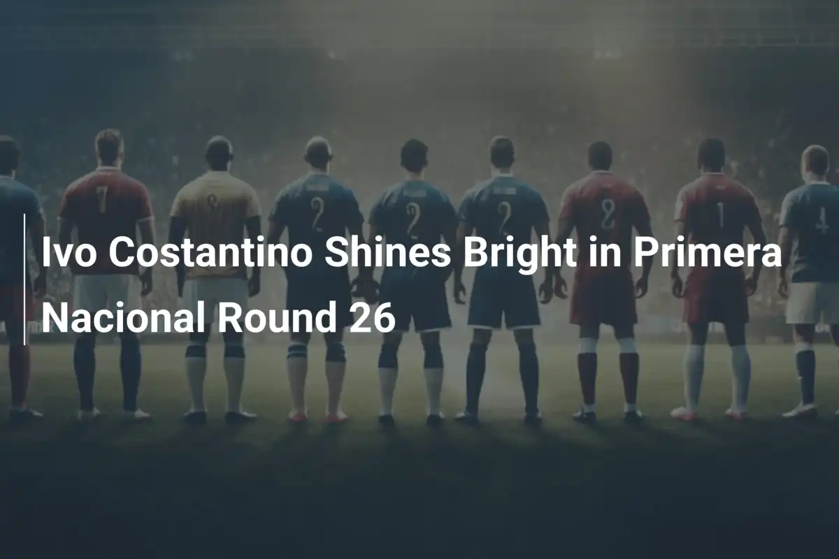 Ivo Costantino błyszczy w 26. kolejce Primera Nacional