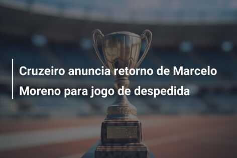 Cruzeiro anuncia retorno de Marcelo Moreno para jogo de despedida