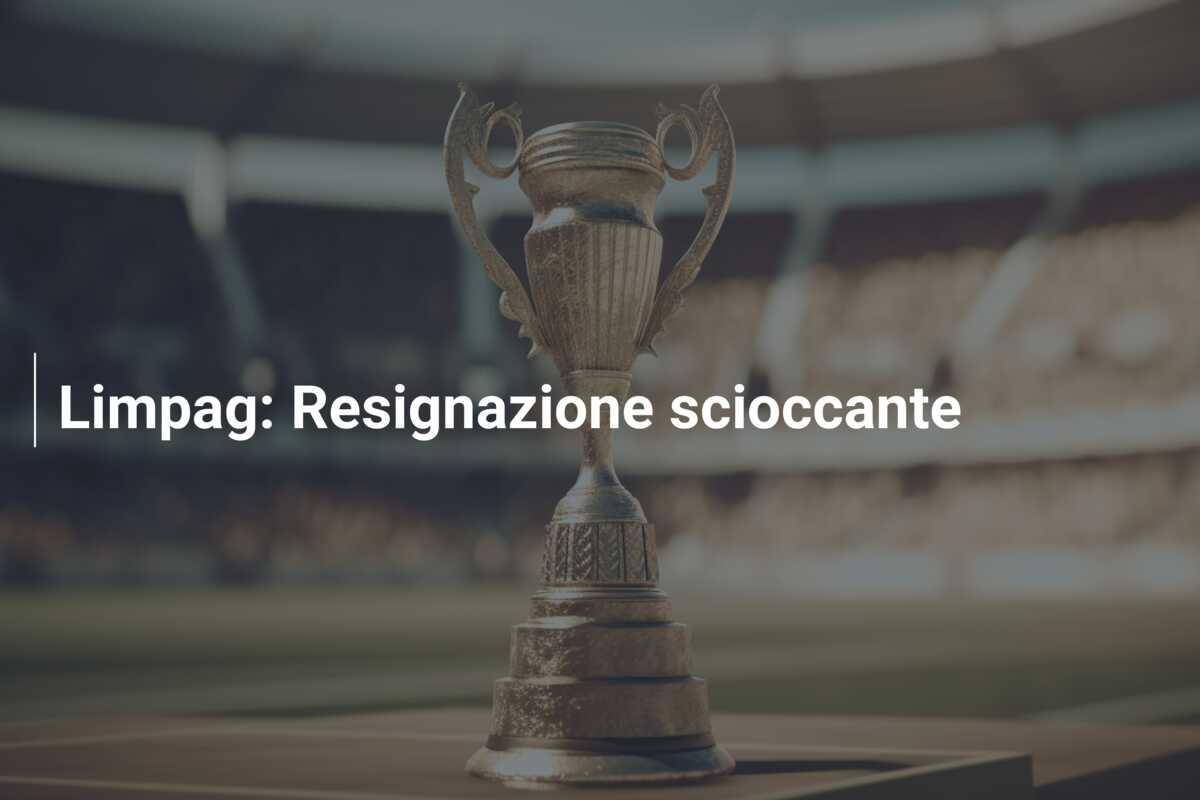 Limpag: Resignazione scioccante