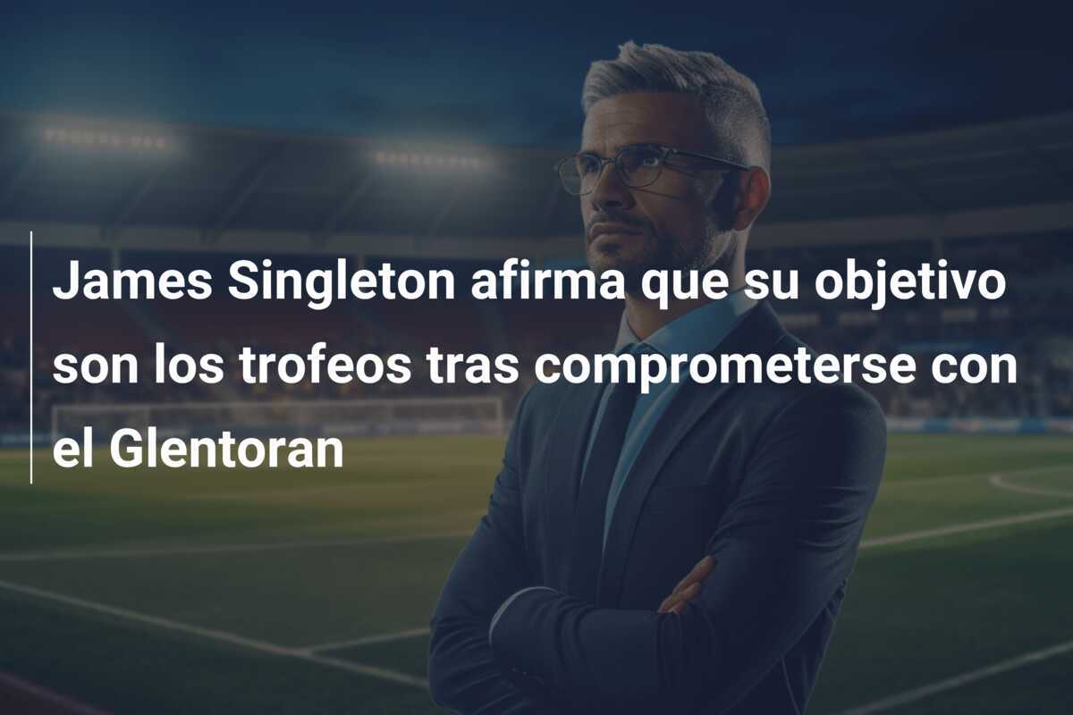 James Singleton afirma que su objetivo son los trofeos tras comprometerse con el Glentoran