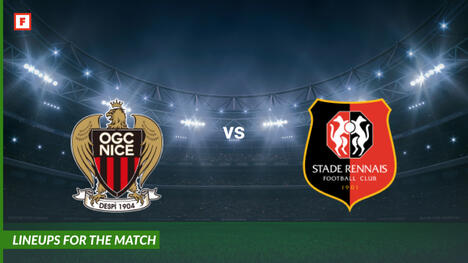 Nice contre Stade Rennais : compositions pour le match