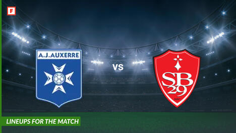 Auxerre vs Stade Brestois 29: lineups for the match
