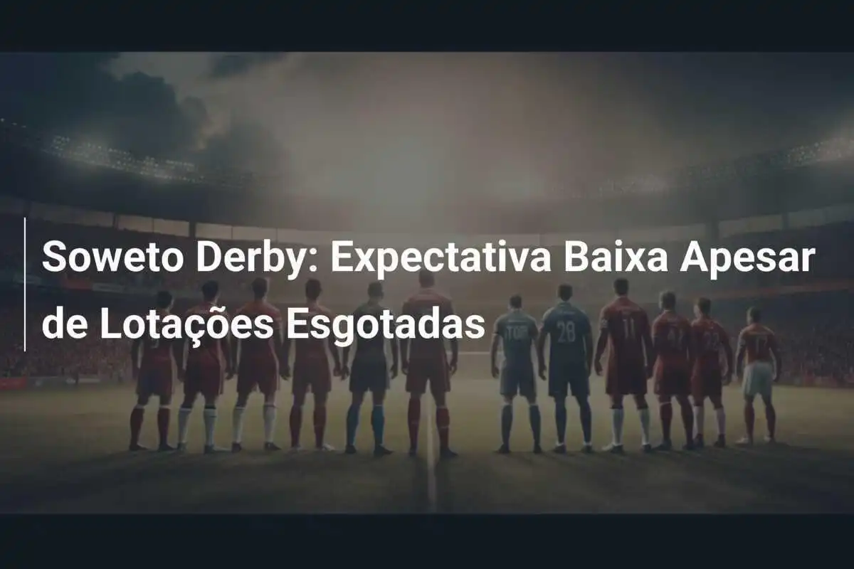 Soweto Derby: Expectativa Baixa Apesar de Lotações Esgotadas