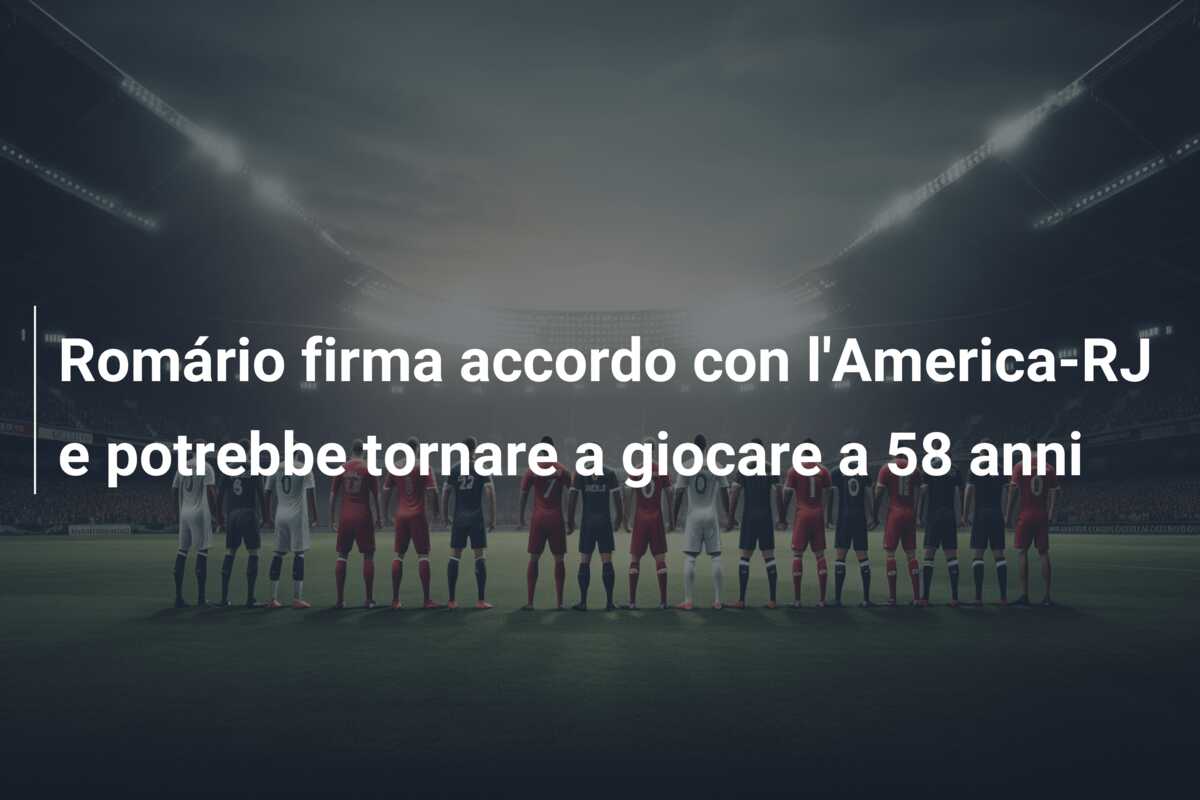 Romário firma accordo con l’America-RJ e potrebbe tornare a giocare a 58 anni