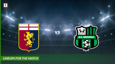 Genoa vs Sassuolo Calcio: susunan pemain untuk pertandingan