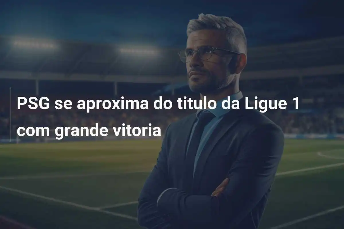PSG se aproxima do titulo da Ligue 1 com grande vitoria