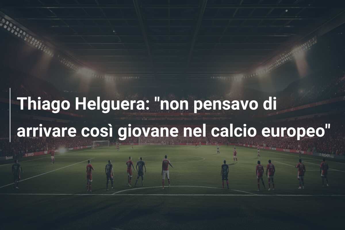 Thiago Helguera: “non pensavo di arrivare così giovane nel calcio europeo”