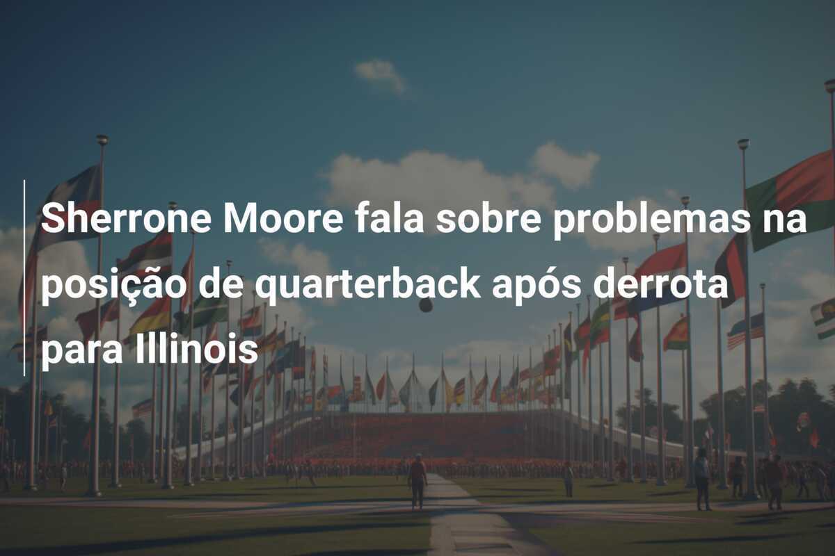 Sherrone Moore fala sobre problemas na posição de quarterback após derrota para Illinois