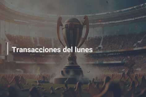Transacciones del lunes