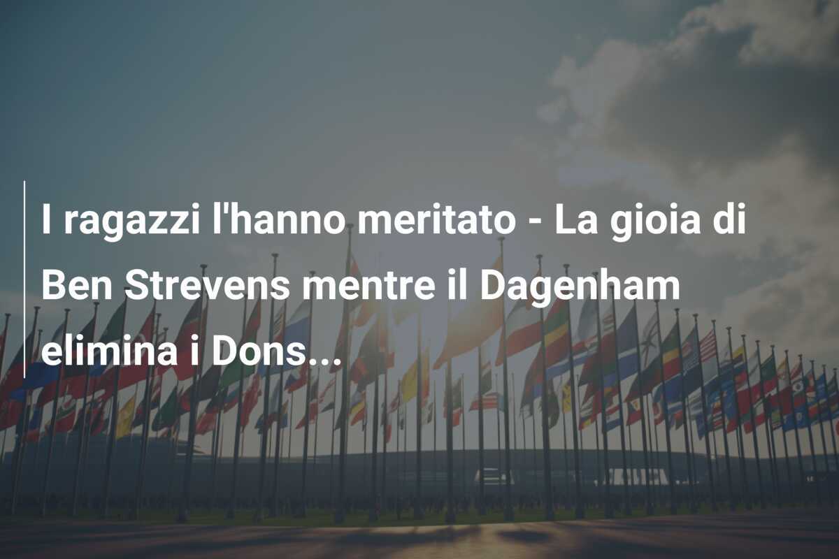 I ragazzi l'hanno meritato - La gioia di Ben Strevens mentre il Dagenham elimina i Dons...