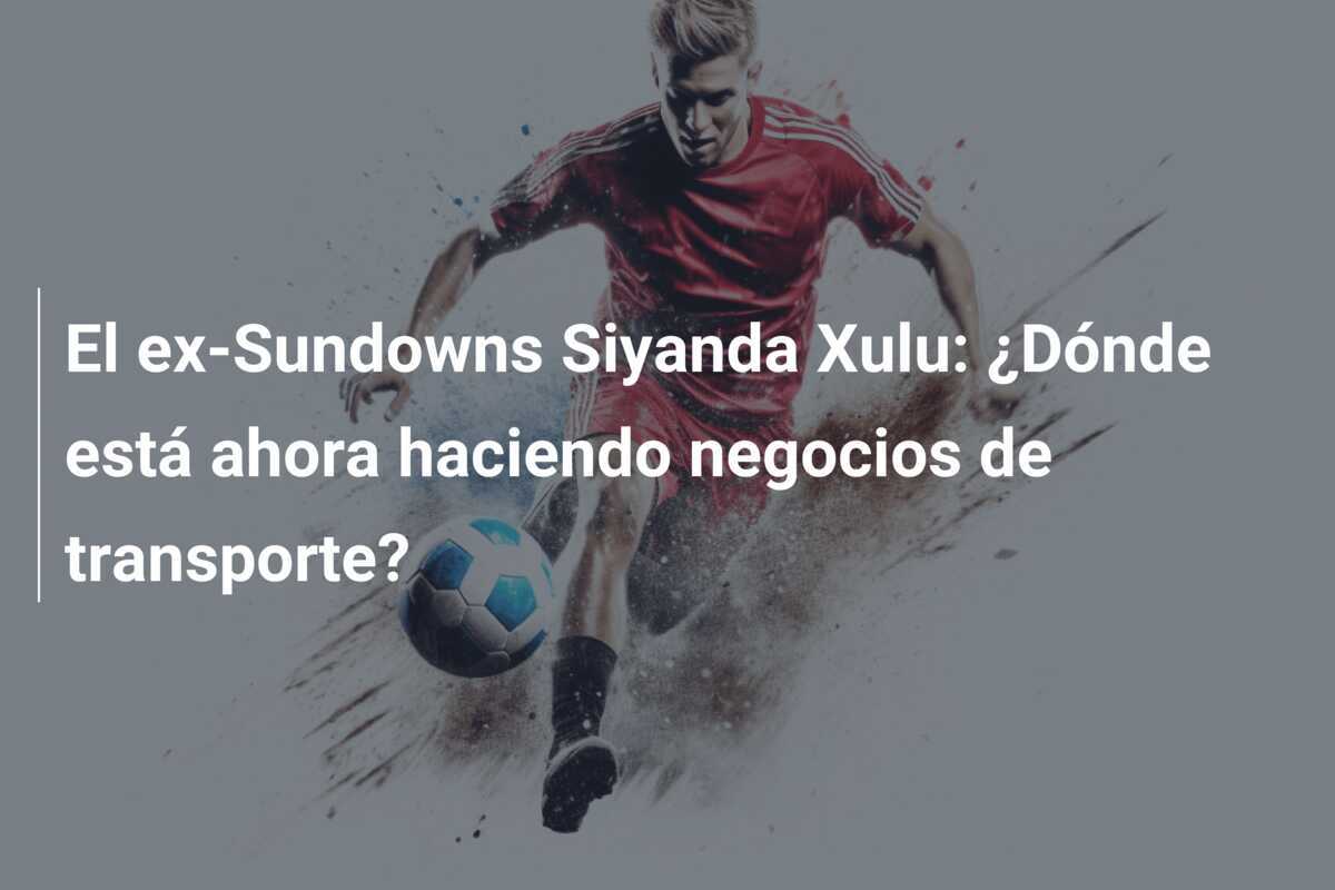 El ex-Sundowns Siyanda Xulu: ¿Dónde está ahora haciendo negocios de transporte?