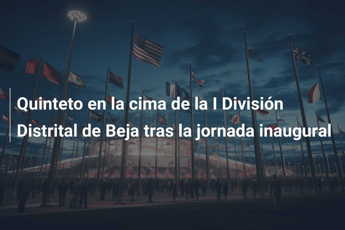 Quinteto en la cima de la I División Distrital de Beja tras la jornada inaugural