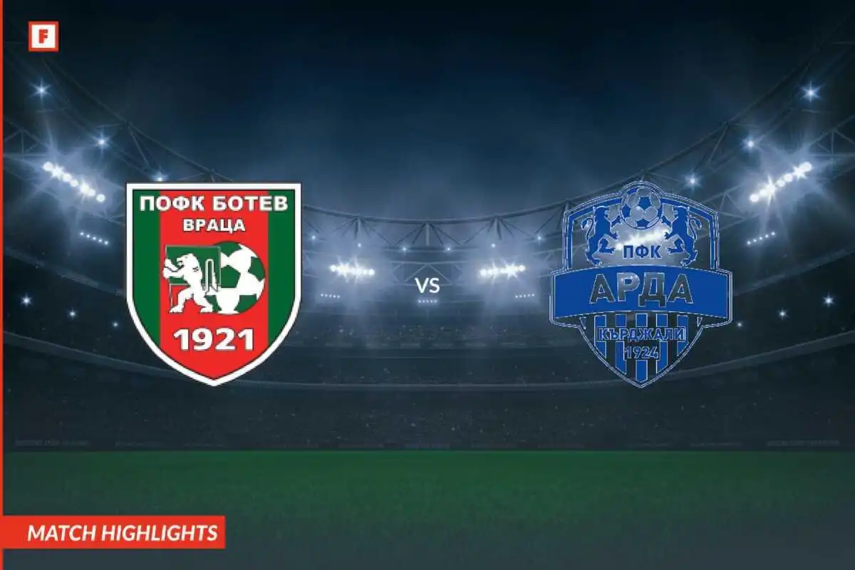 Botev Vratsa - FK Arda Kardzhali gol e momenti salienti