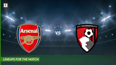 Arsenal vs Bournemouth: escalações para o jogo