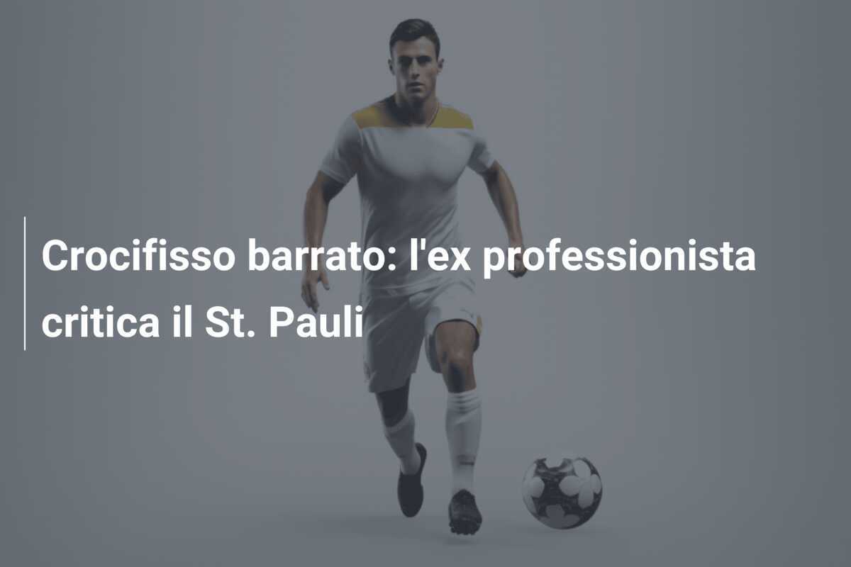 Crocifisso barrato: l'ex professionista critica il St. Pauli