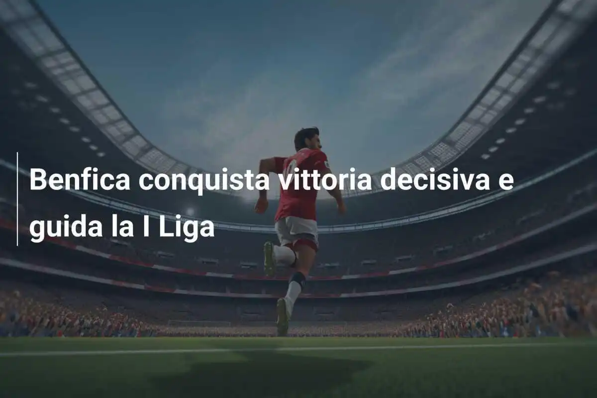 Benfica conquista vittoria decisiva e guida la I Liga