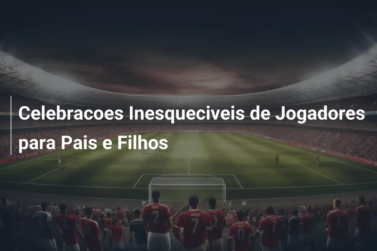 Celebracoes Inesqueciveis de Jogadores para Pais e Filhos