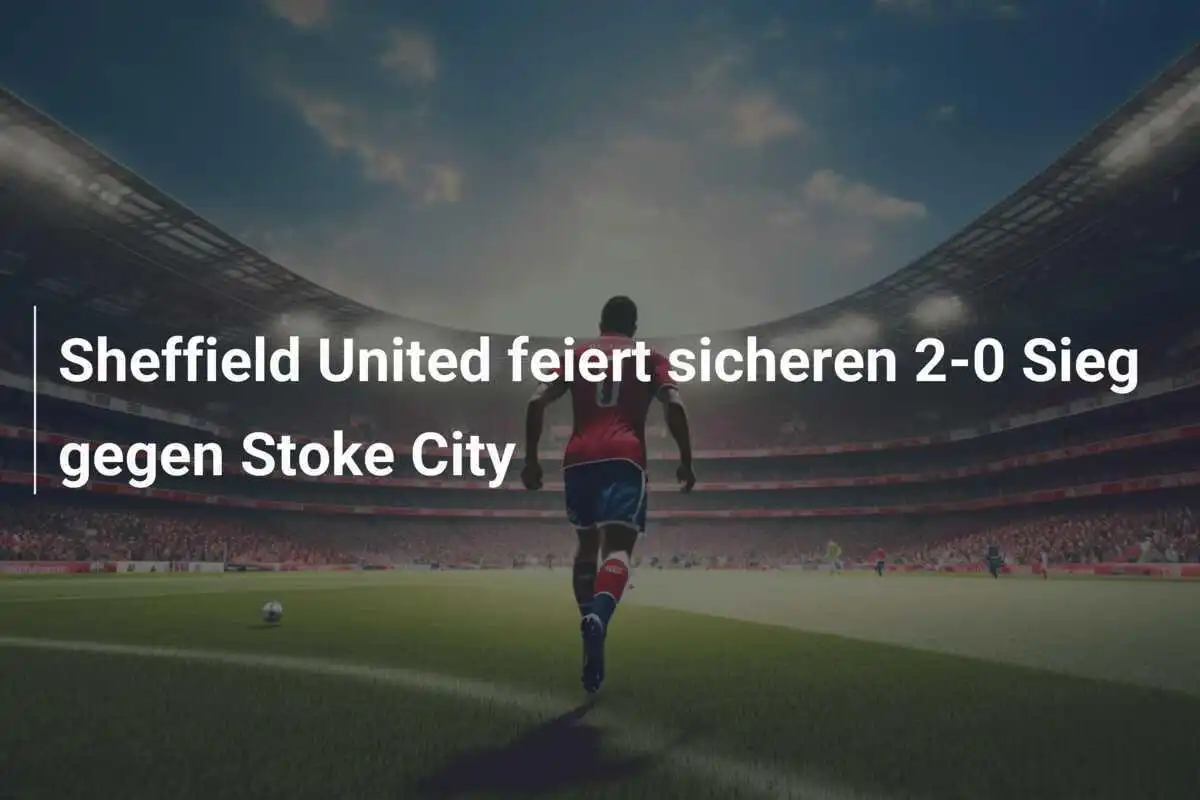 Sheffield United feiert sicheren 2-0 Sieg gegen Stoke City