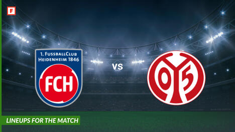 1. FC Heidenheim vs FSV Mainz 05: alineaciones para el partido