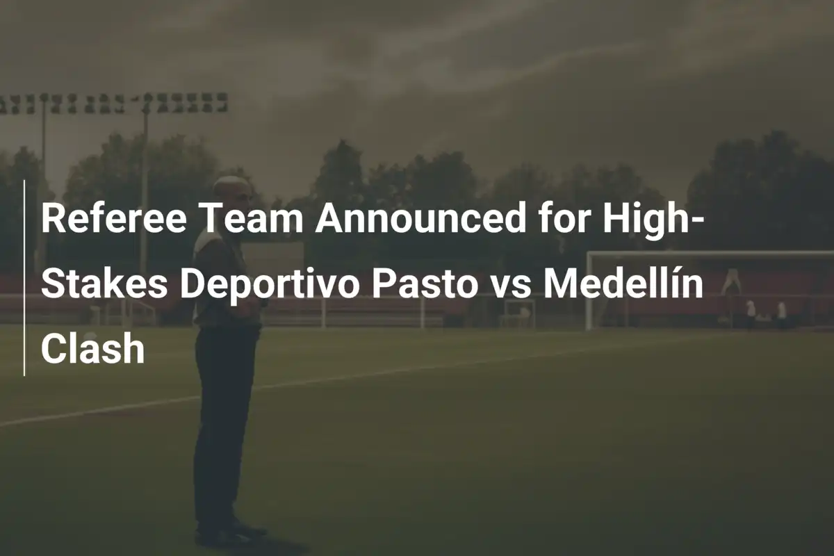 Squadra Arbitrale per lo Scontro Caldo Pasto-Medellín