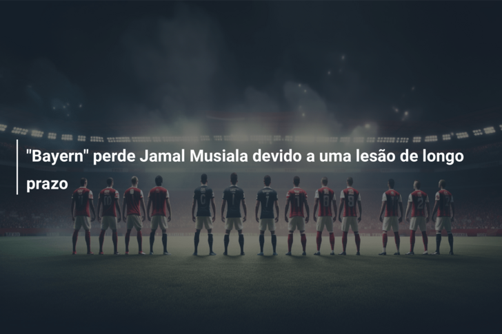 “Bayern” perde Jamal Musiala devido a uma lesão de longo prazo