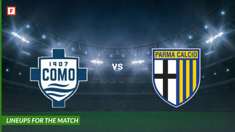Como ปะทะ ปาร์มา: รายชื่อผู้เล่นสำหรับการแข่งขัน