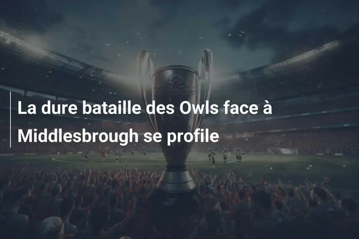 La dure bataille des Owls face à Middlesbrough se profile