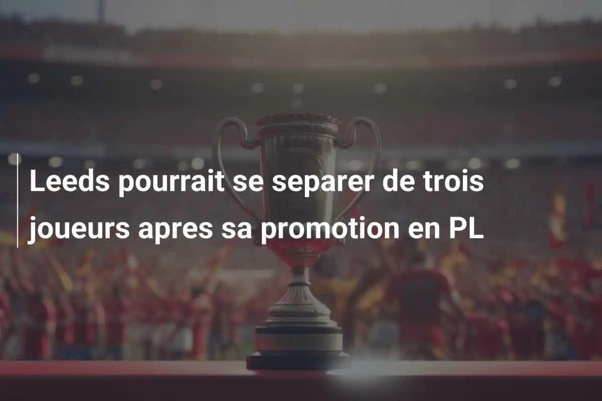 Leeds pourrait se separer de trois joueurs apres sa promotion en PL