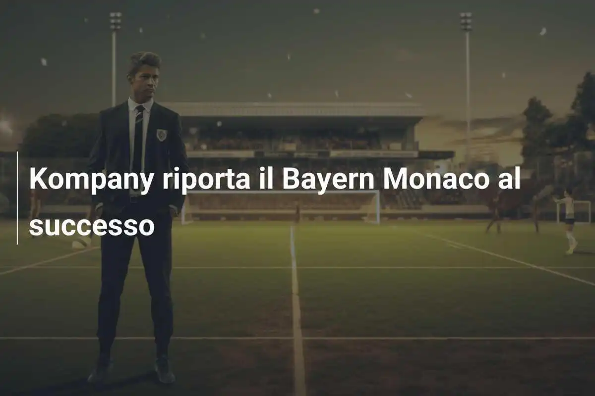 Kompany riporta il Bayern Monaco al successo