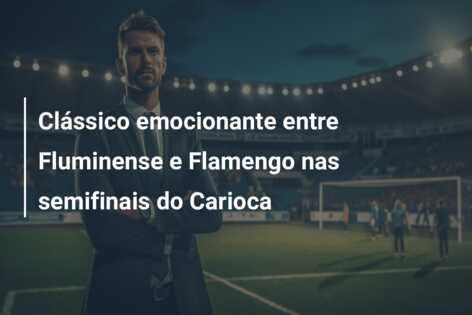 Clássico emocionante entre Fluminense e Flamengo nas semifinais do Carioca