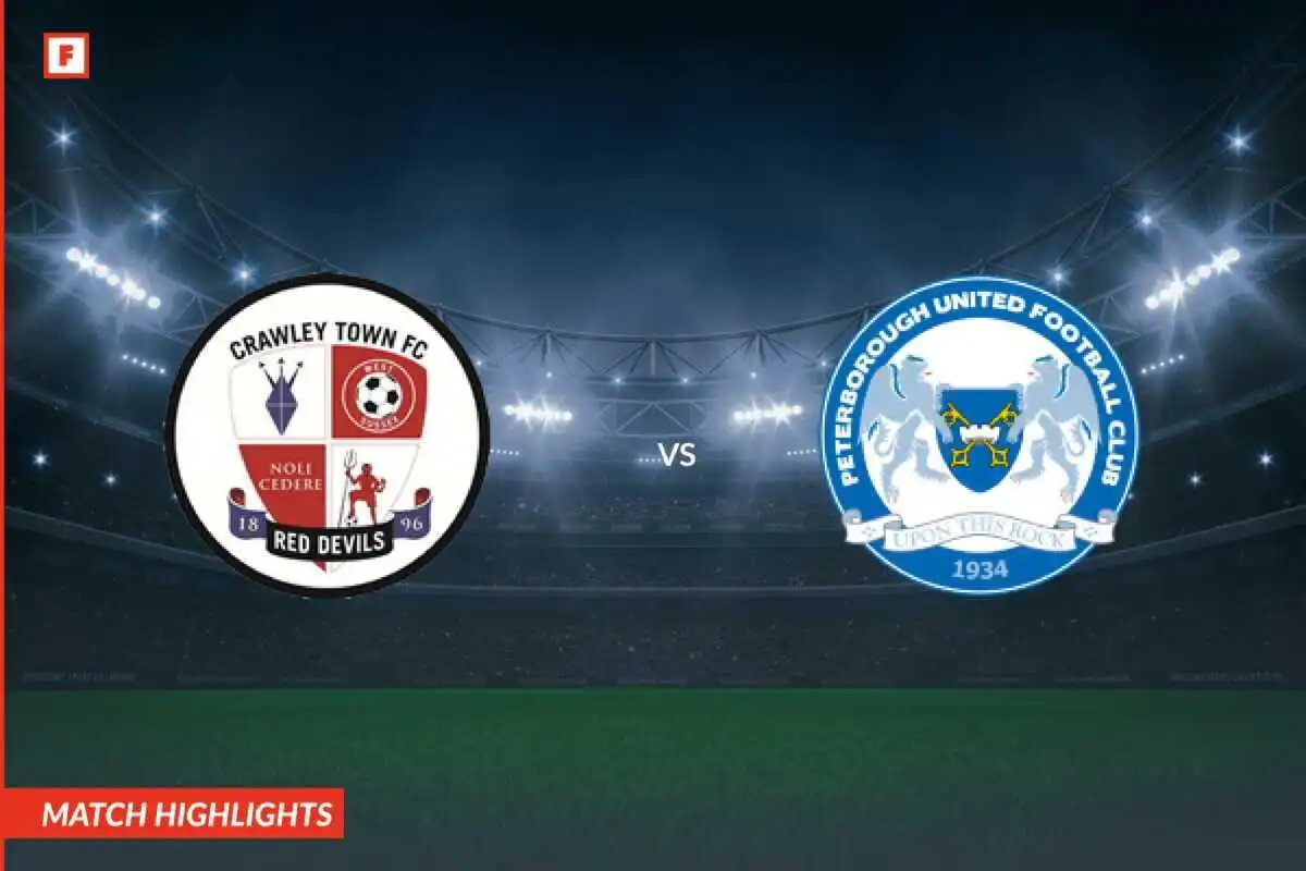 Crawley Town - Peterborough United goluri și momente importante